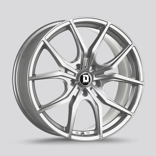 Drag Wheels Dr-67 18X8 5X108 Platinum Silver Et40 Rims