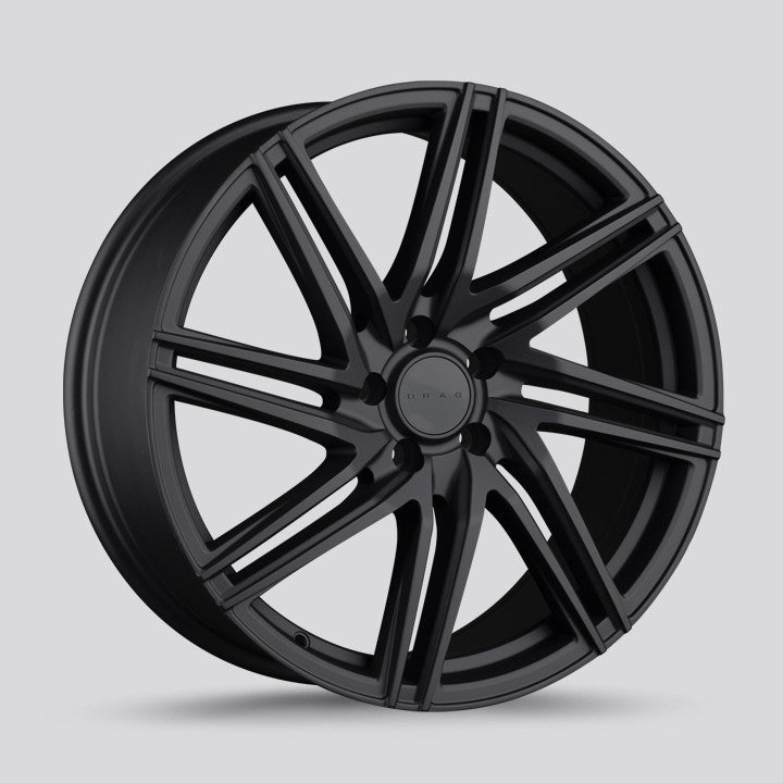 Drag Wheels Dr-70 17x7.5 5x120 ET40 CB72.56 Flat Black 7-Spoke Rims