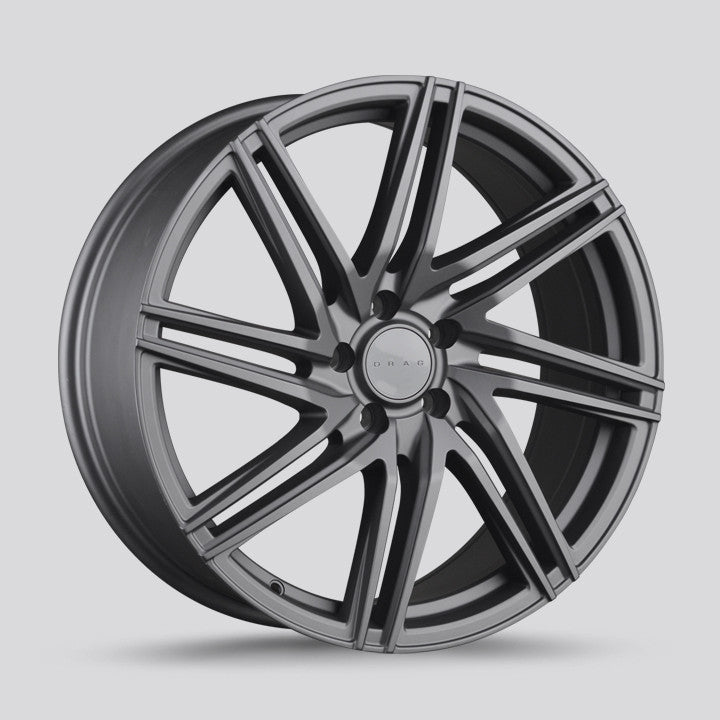 Drag Wheels Dr-70 17x7.5 5x110 5x115 ET40 Charcoal Gray 7-Spoke Rims