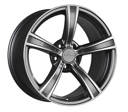 Drag DR-72 Wheels 18x9.5 5x112 Gunmetal Machined Face Rims DR721895213566GMM