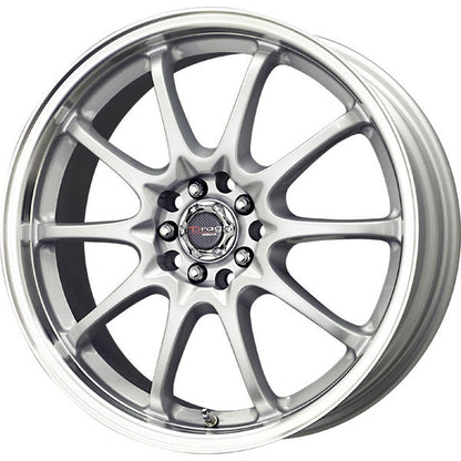 Drag Wheels Dr-9 17X7 5X100 5X114.3 Et40 Silver Rims