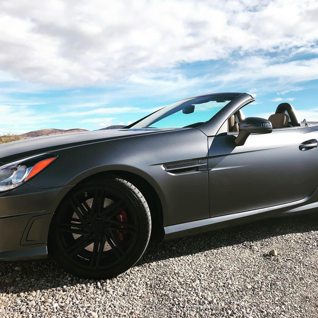 DR70 wheels on SLK 250