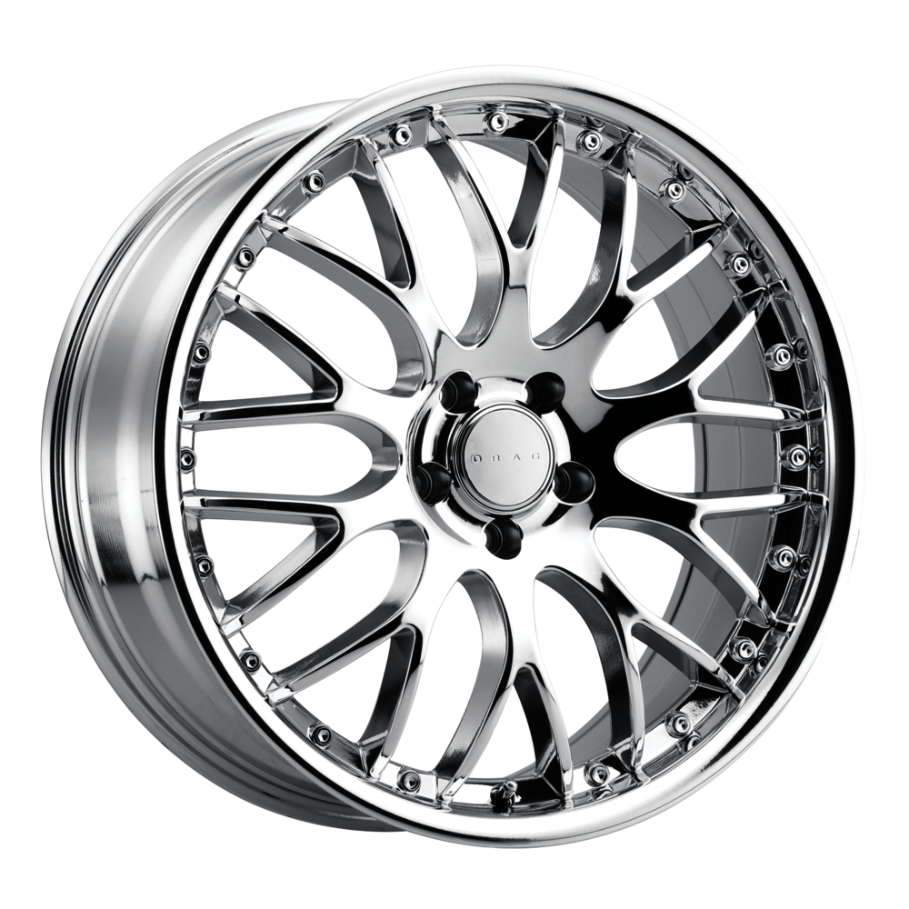 Drag DR-75 Wheels 19x8.5 5x112 Virtual Chrome Rims