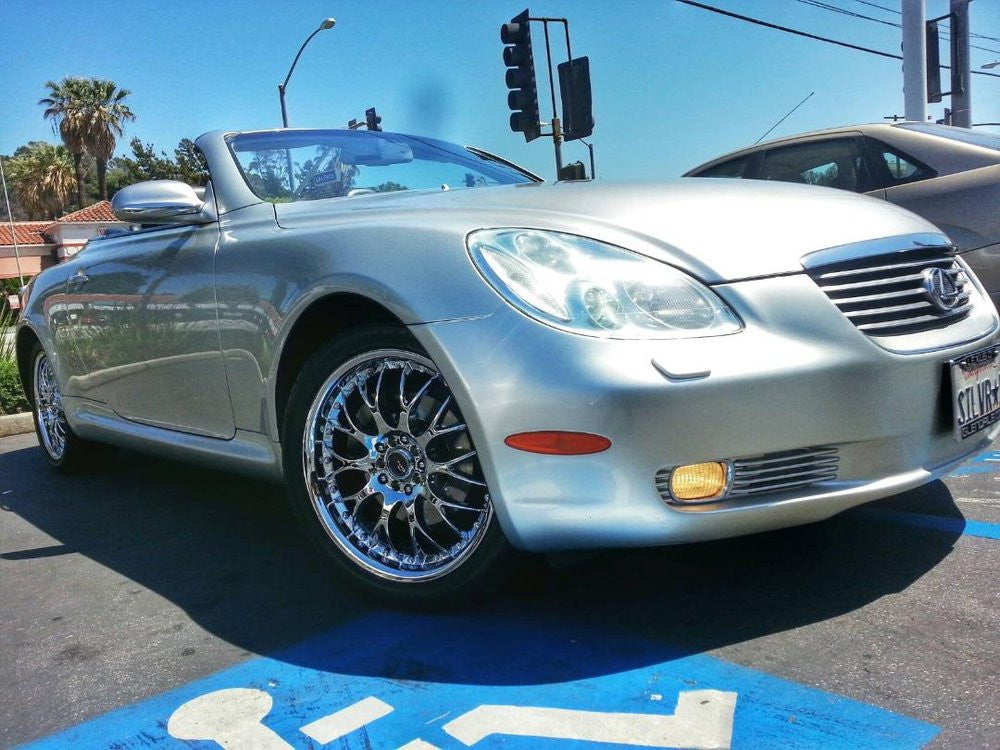 installed on Drag Dr-19 Wheels 17x7.5 5x100 5x114.3 Virtual Chrome Rims