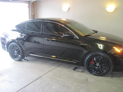 installed on Drag Dr-37 Wheels 20x10 5x114.3 Matte Black Rims