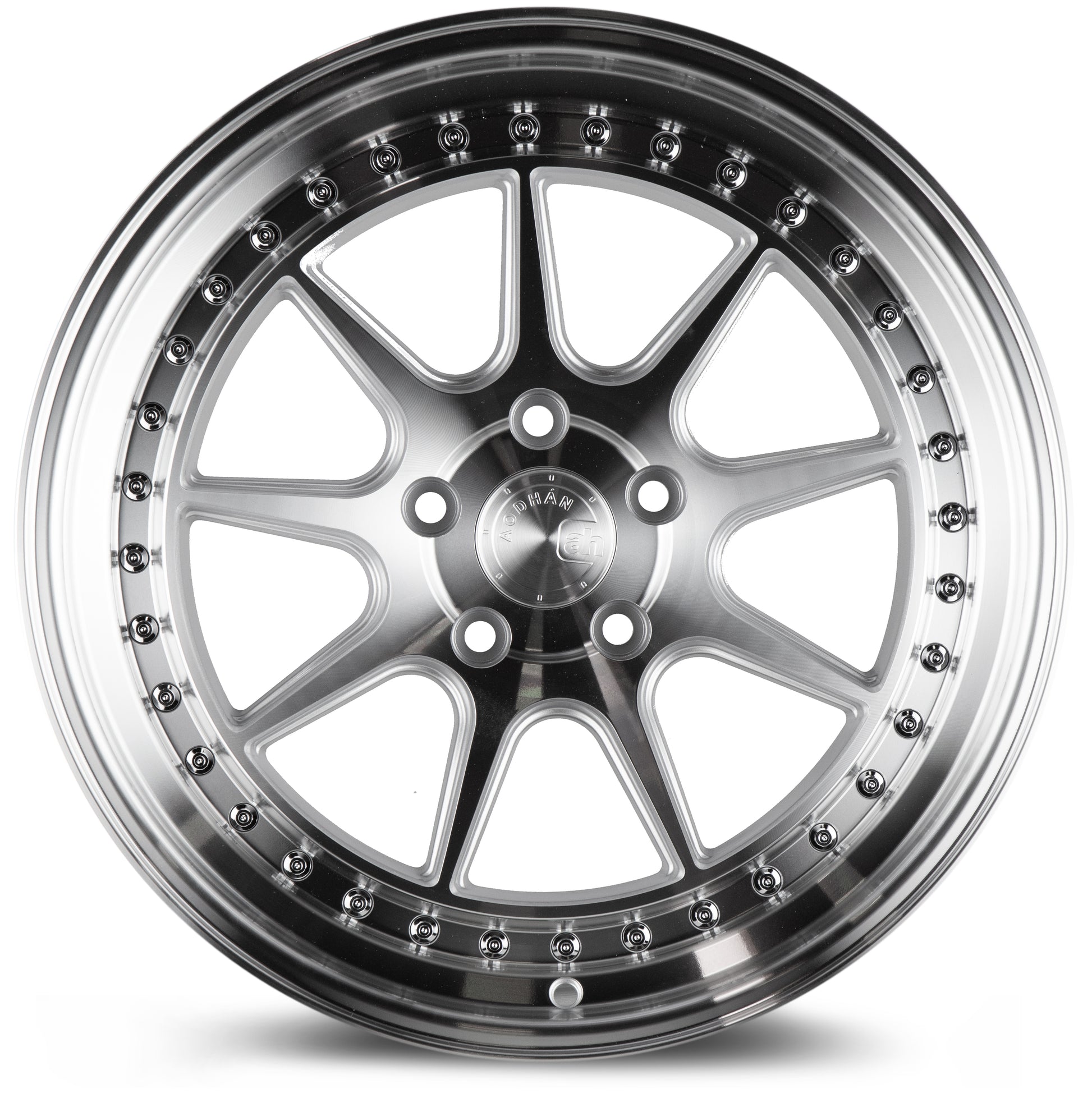 DS-X 19x8.5 SMF rim, stance-ready silver machined face flush fitment