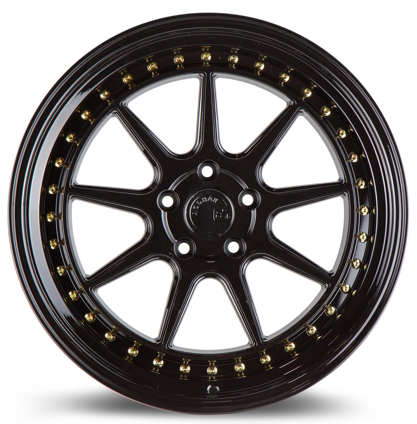 DS-X 19x8.5 gloss black rim, stance fitment semi-forged design