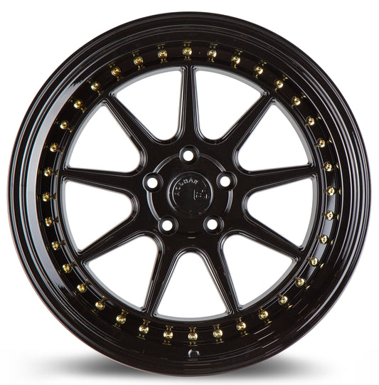 DS-X 19x8.5 gloss black rim, stance fitment semi-forged design