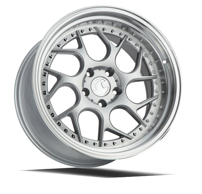 Aodhan DS01 18x10.5 rim twisted spok silver 5X4.5 wheel ET22 Hellaflushed