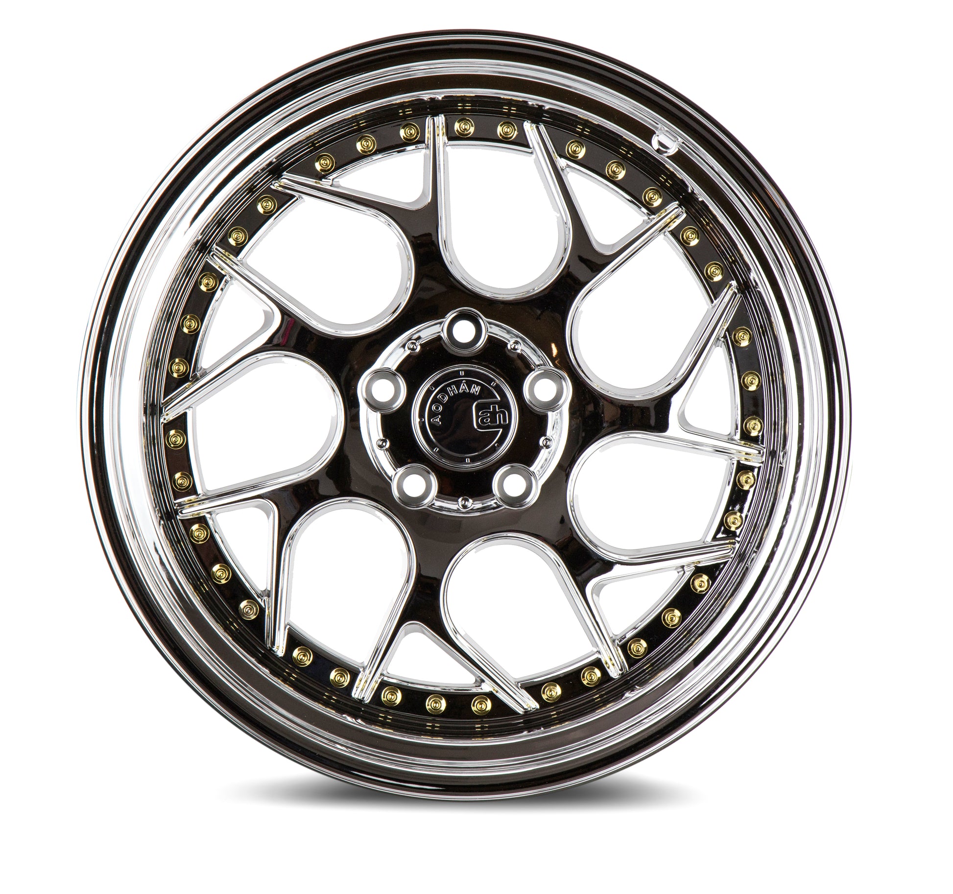 Aodhan DS01 18x9.5 twisted spok black 5x120 wheel ET25 stance