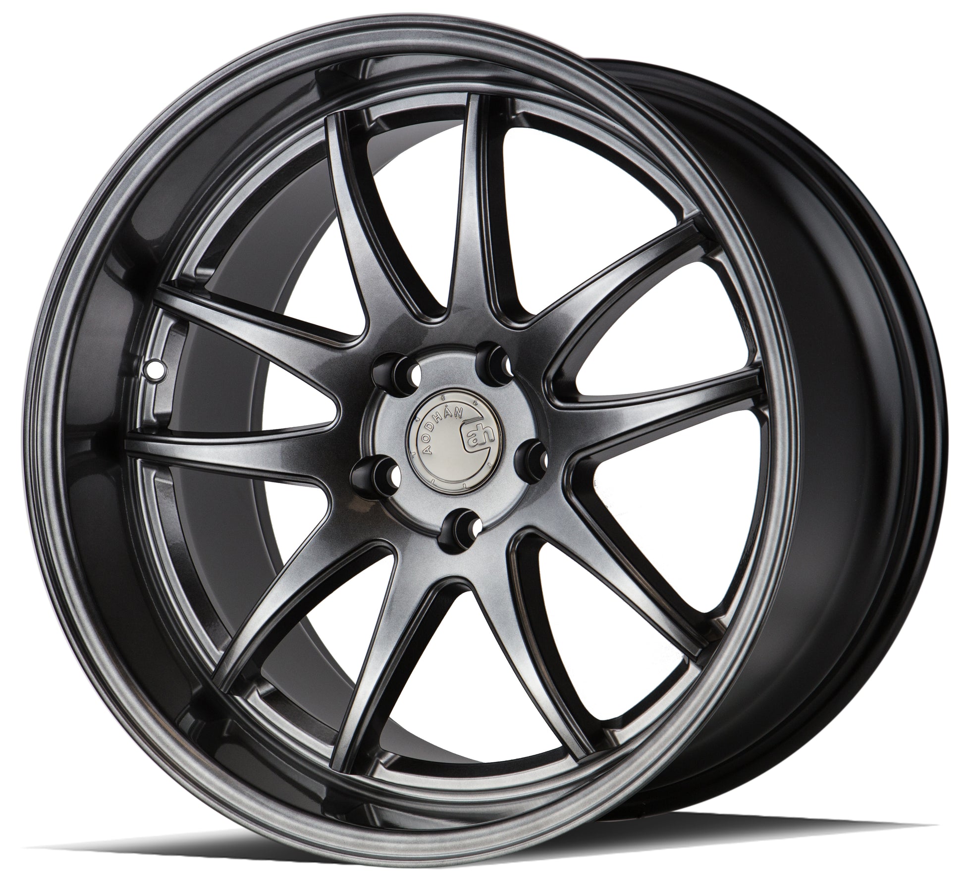 Aodhan DS02 18x10.5 rim 5-Spoke silver 5X4.5 wheel ET15 Hellaflushed