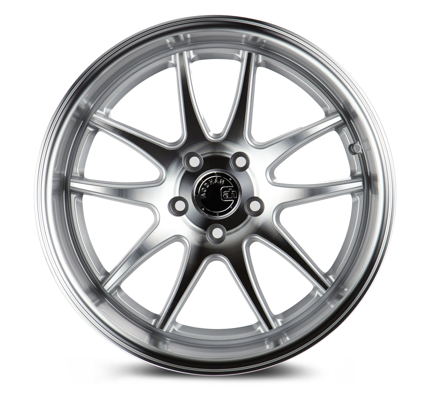 Aodhan DS02 18x10.5 Concave silver 5x114.3 wheel ET22 stance