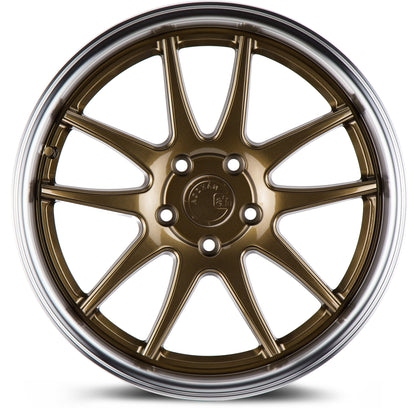 Aodhan DS02 18x8.5 Concave black 5x114.3 wheel ET35 stance