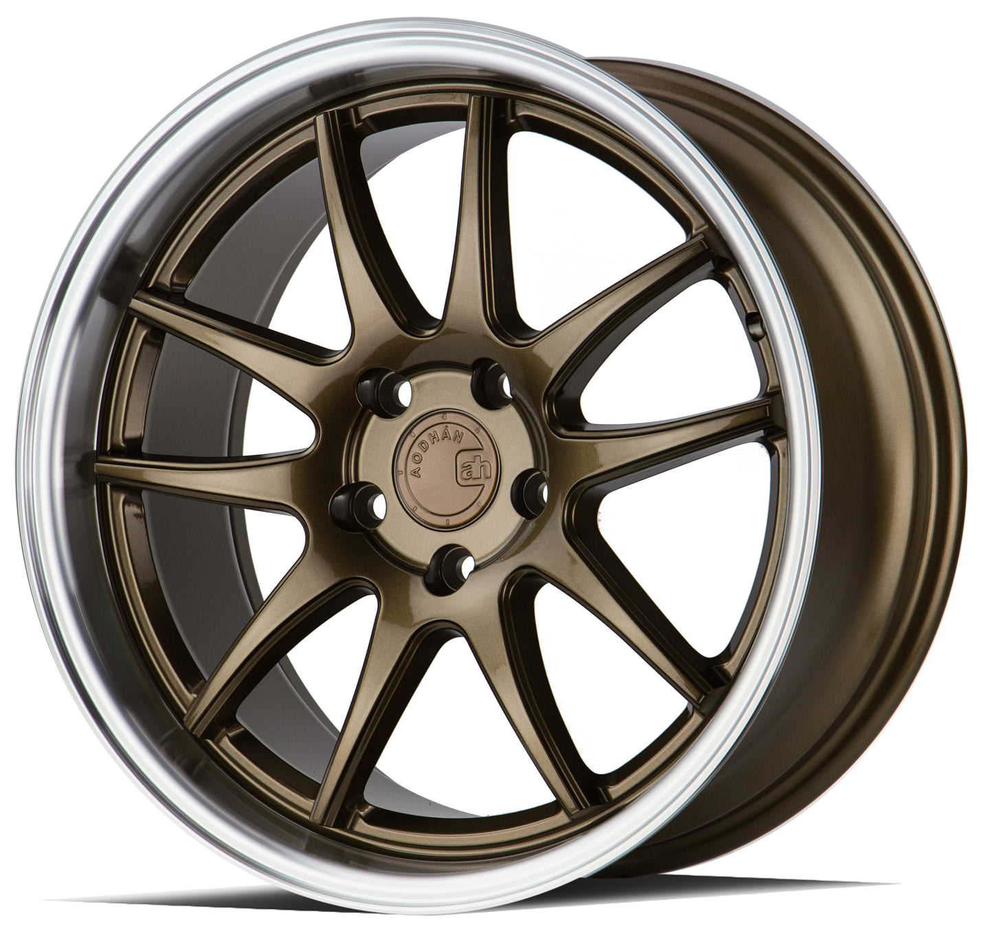 Aodhan DS02 18x8.5 rim Concave black 5X4.5 wheel ET35 Hellaflushed