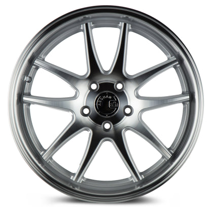 Aodhan DS02 18x9.5 Concave black 5x100 wheel ET35 stance