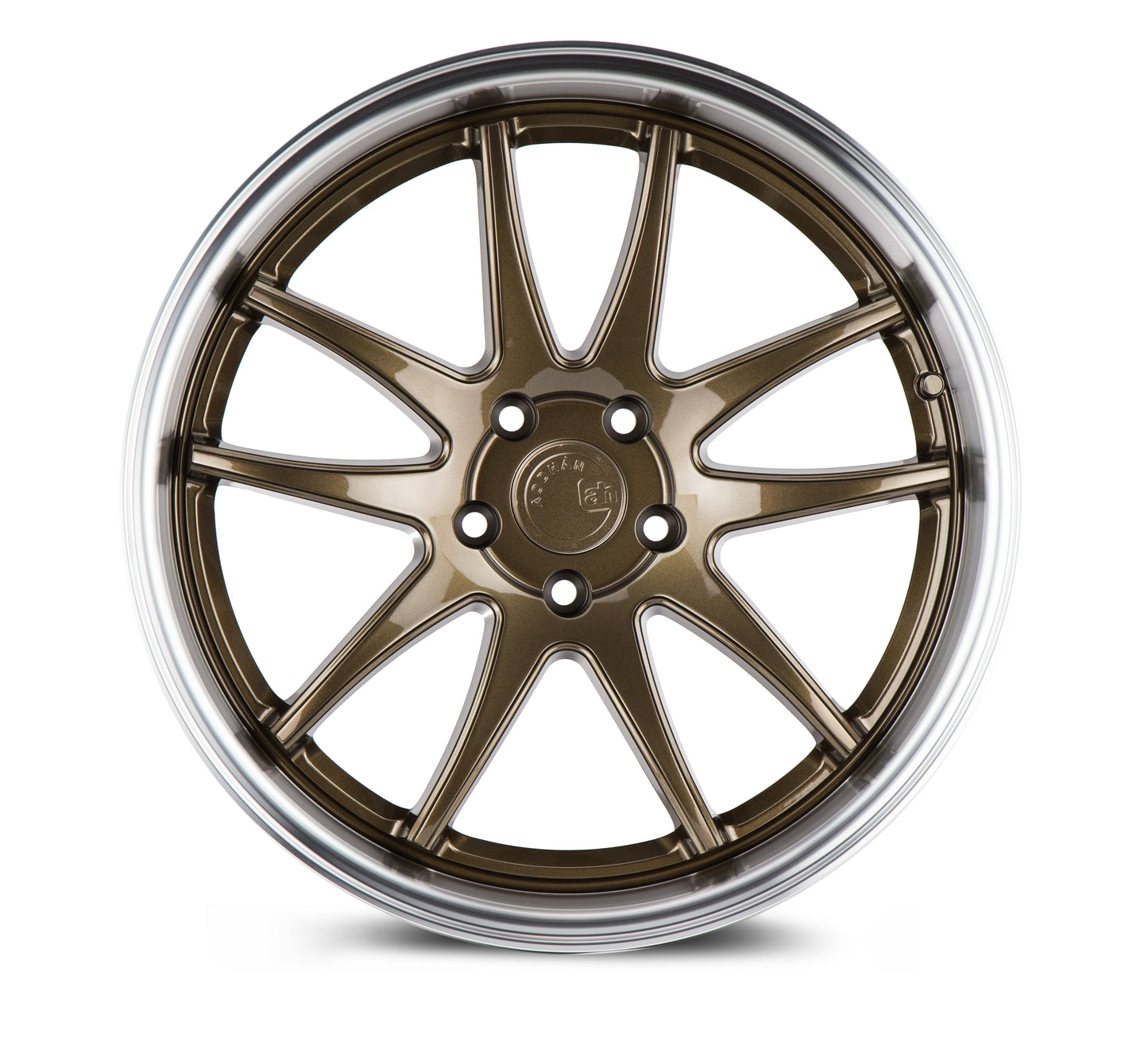 Aodhan DS02 18x9.5 Concave gold 5x100 wheel ET35 stance