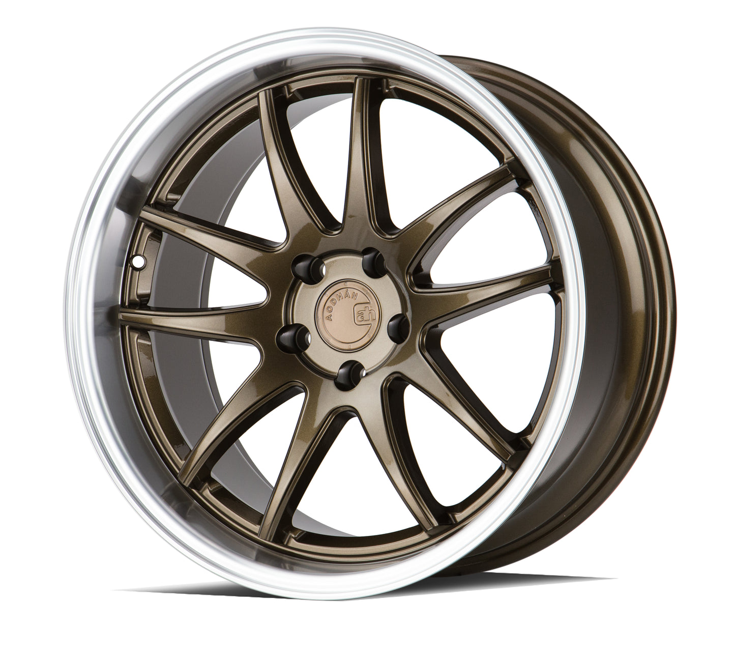 Aodhan DS02 18x9.5 rim Concave gold 5X4.5 wheel ET15 Hellaflushed