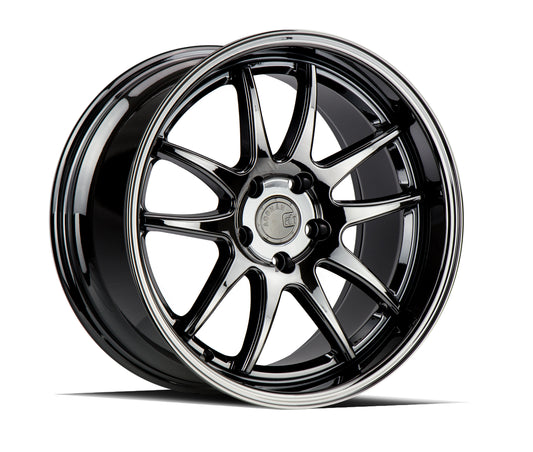 Aodhan DS02 18x9.5 wheel 5x114.3 Black Vacuum 5-Spoke Concave Rim