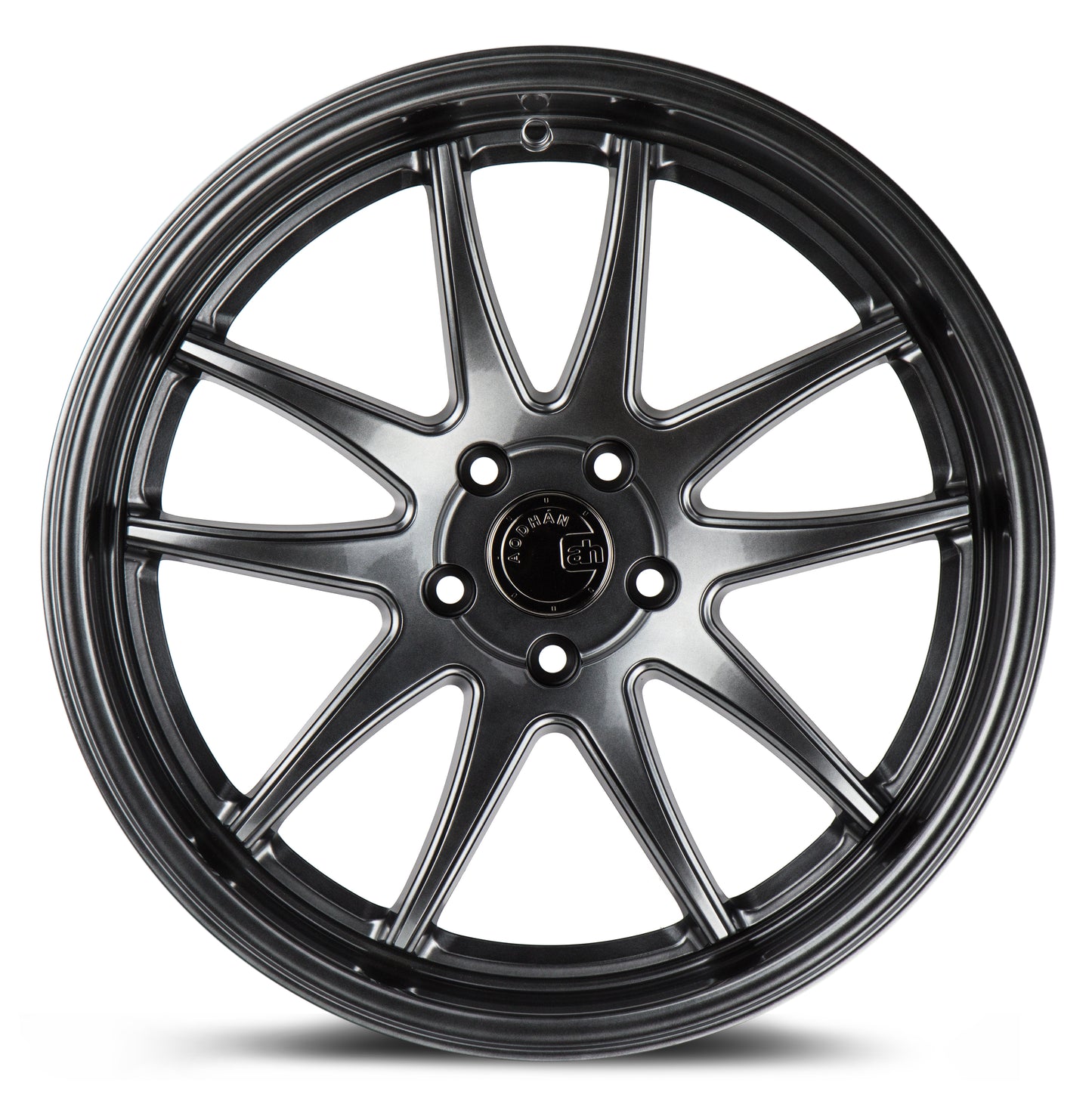 Aodhan DS02 18x9.5 5-Spoke silver 5x114.3 wheel ET15 stance