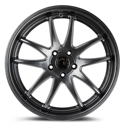 Aodhan DS02 18x9.5 5-Spoke silver 5x114.3 wheel ET22 stance