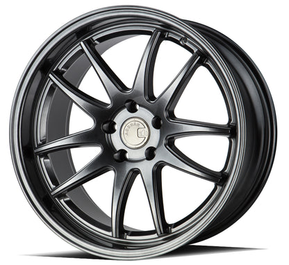 Aodhan DS02 18x9.5 rim 5-Spoke silver 5X4.5 wheel ET22 Hellaflushed