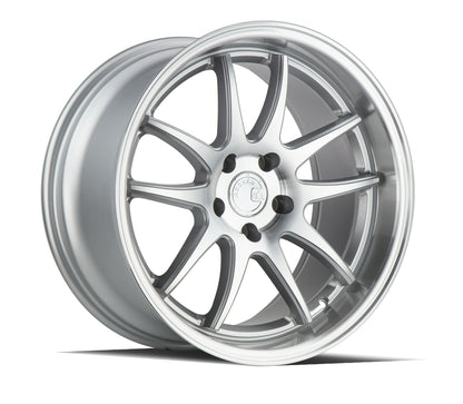 Aodhan DS02 18x9.5 wheel 5x100 Silver 5-Spoke Machined Lip Rim
