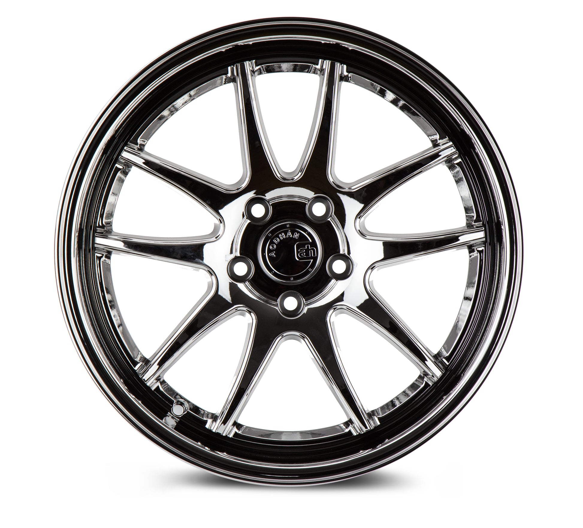 Aodhan DS02 18x9.5 Concave black 5x114.3 wheel ET22 stance