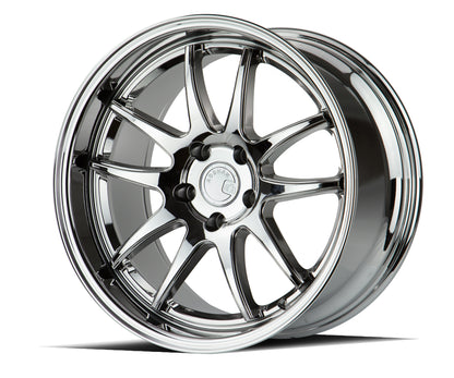 Aodhan DS02 18x9.5 rim Concave black 5X4.5 wheel ET22 Hellaflushed