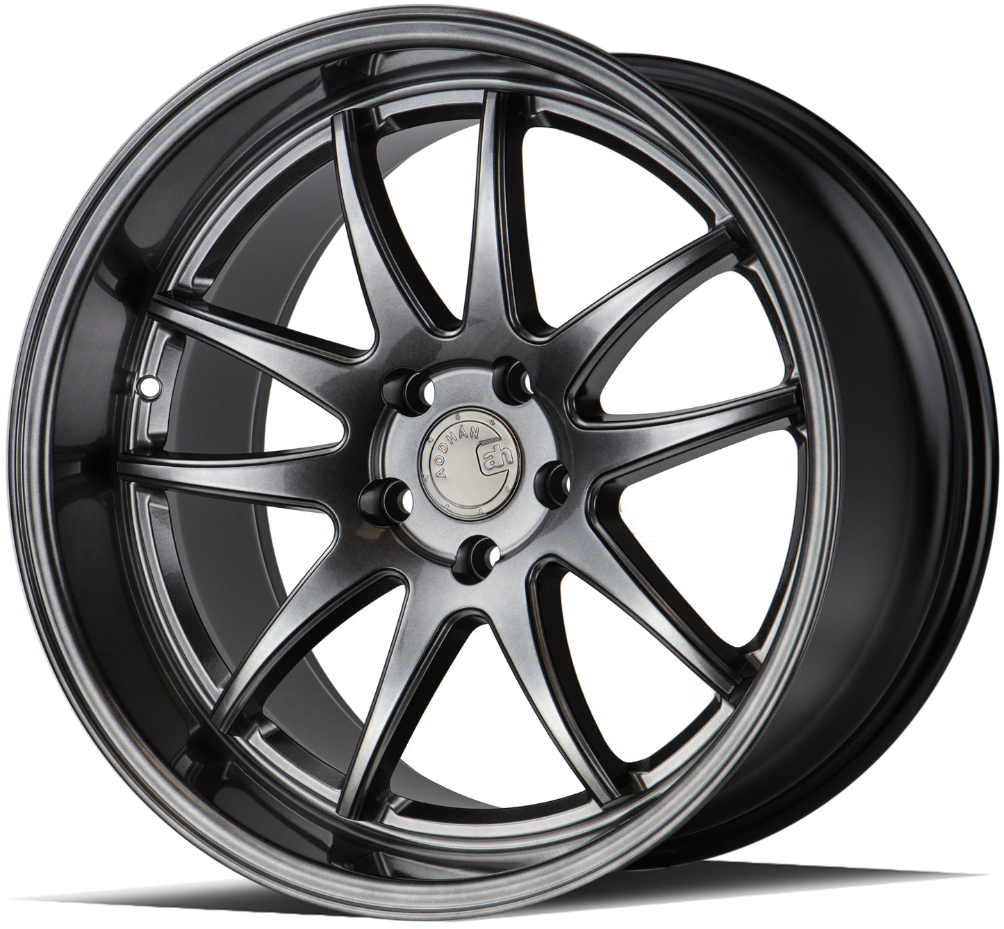 Aodhan DS02 19x11 rim 5-Spoke silver 5X4.5 wheel ET22 Hellaflushed
