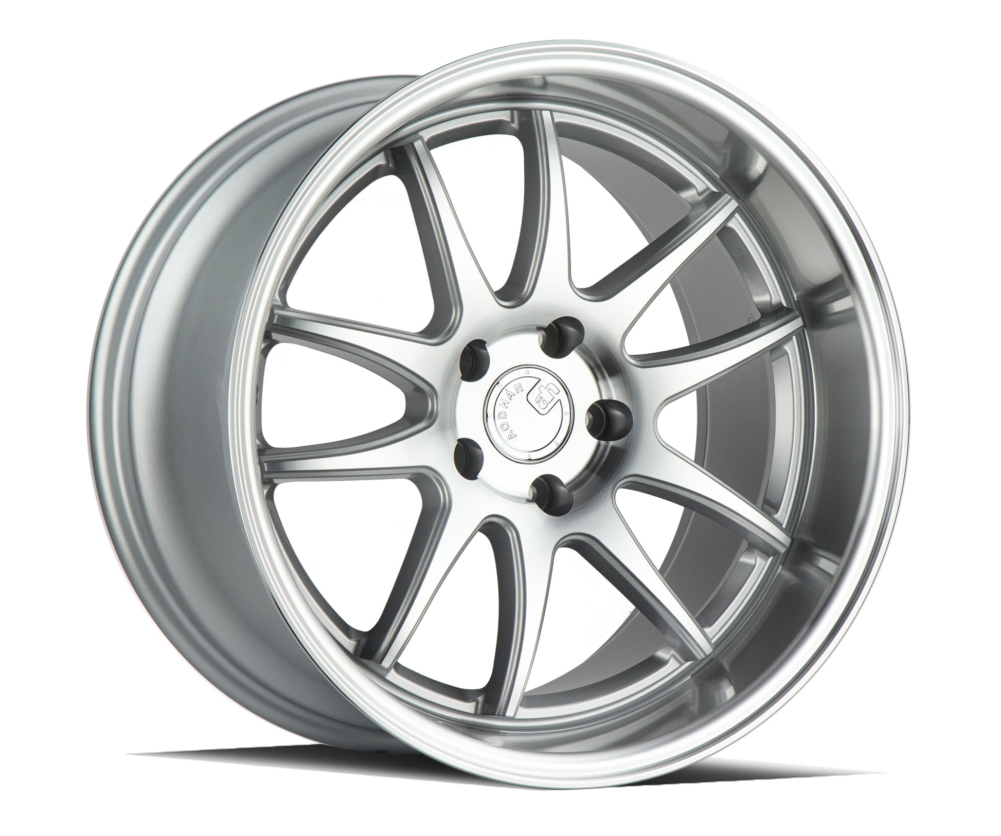 Aodhan DS02 19x11 wheel 5x114.3 Silver 5-Spoke Machined Lip Rim
