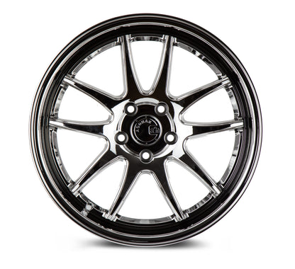 Aodhan DS02 19x8.5 5-Spoke bronze 5x114.3 wheel ET35 stance