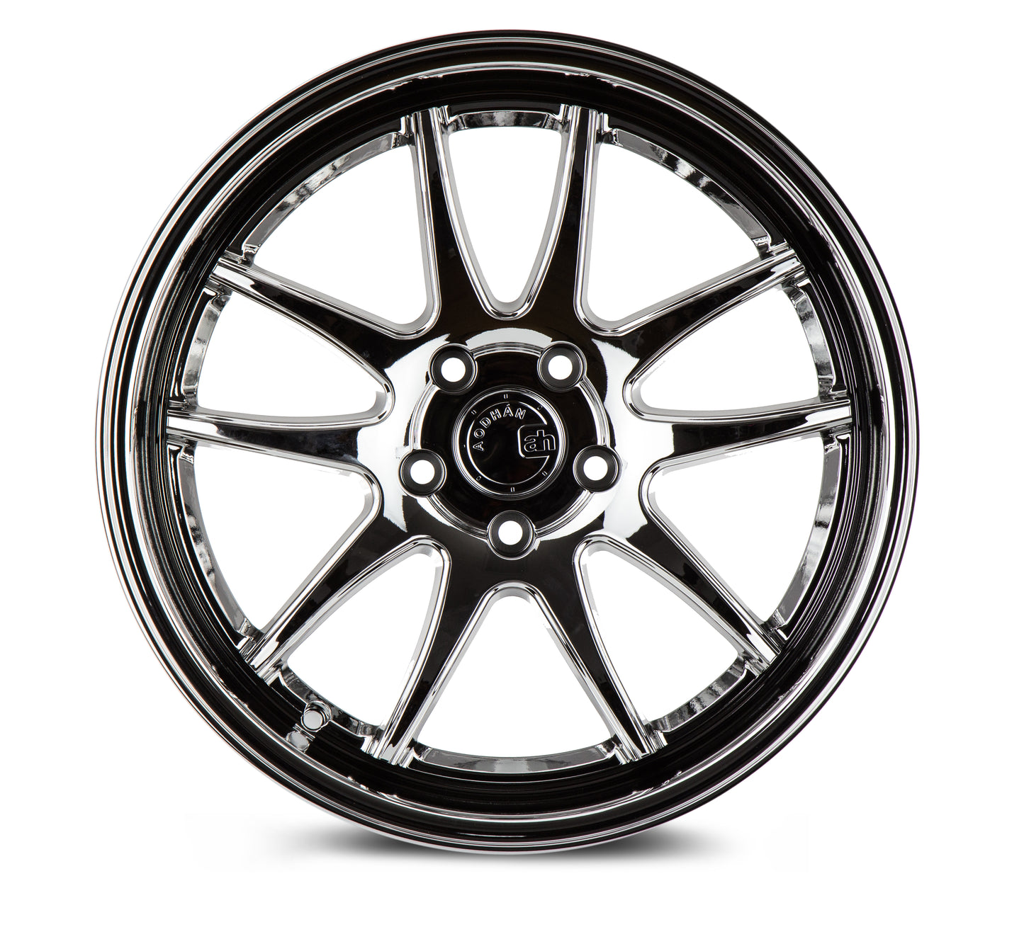 Aodhan DS02 19x9.5 Concave black 5x114.3 wheel ET22 stance