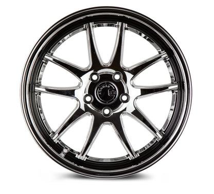 Aodhan DS02 19x9.5 Concave black 5x114.3 wheel ET22 stance