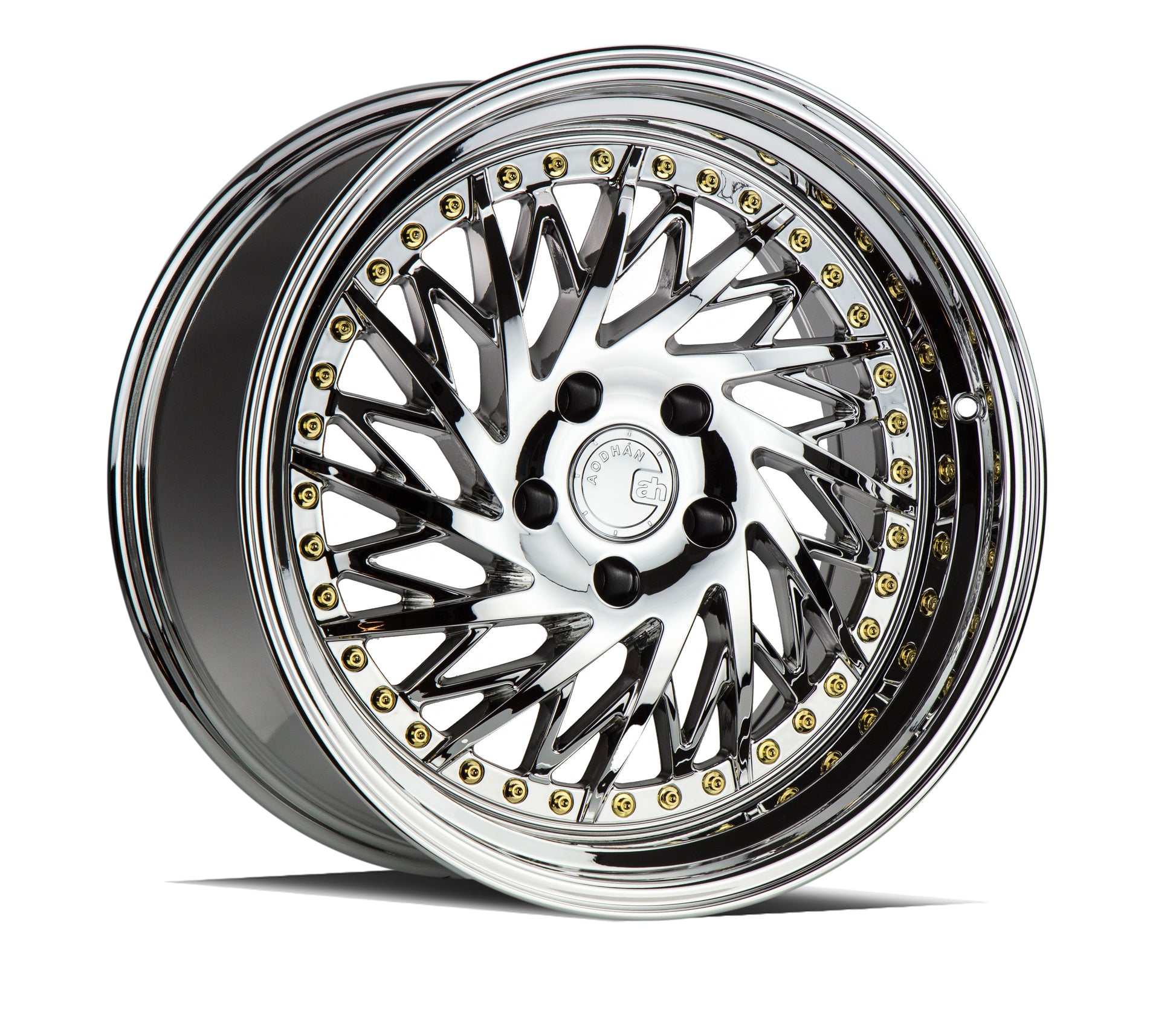 Aodhan DS03 18x9.5 wheel 5x100 Vacuum Chrome Directional Lip Rim DS