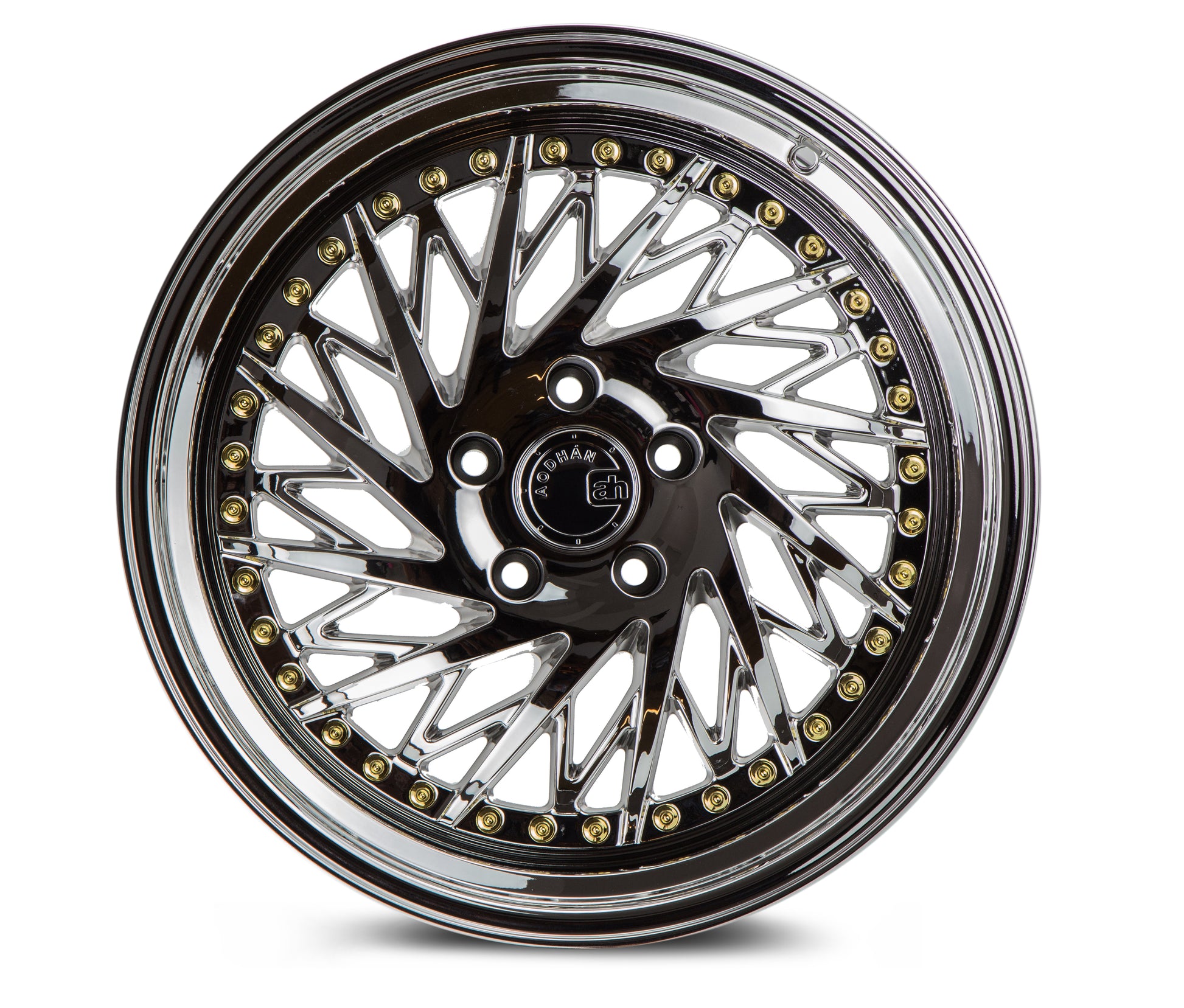 Aodhan DS03 18x9.5 directional silver 5x100 wheel ET35 stance