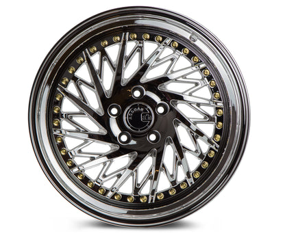 Aodhan DS03 18x9.5 directional silver 5x100 wheel ET35 stance
