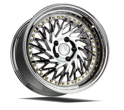 Aodhan DS03 18x9.5 rim directional silver 5X4.5 wheel ET30 Hellaflushed