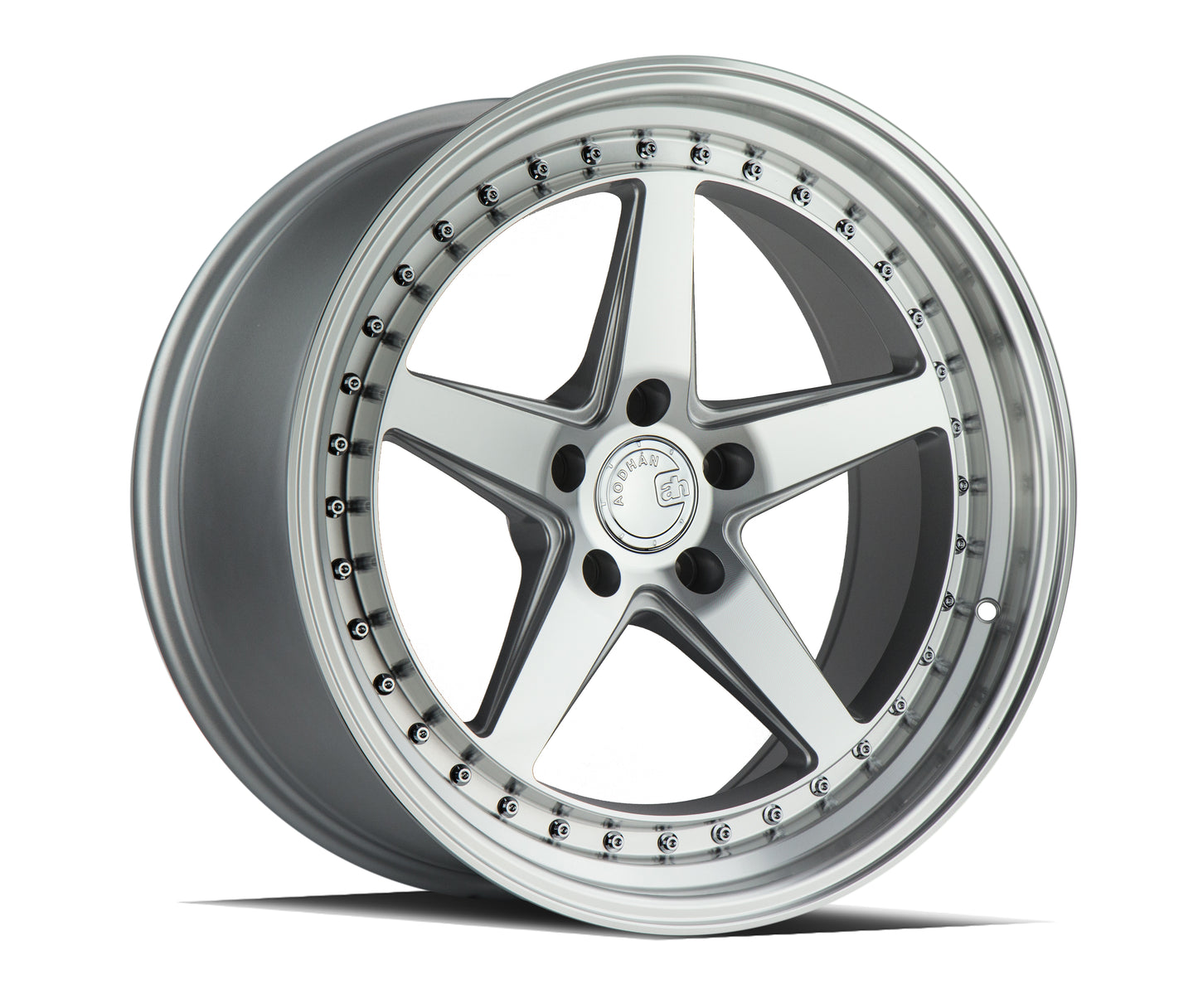 Aodhan DS05 18x9.5 wheel 5x114.3 Silver /Machined Face Deep Dish Rim