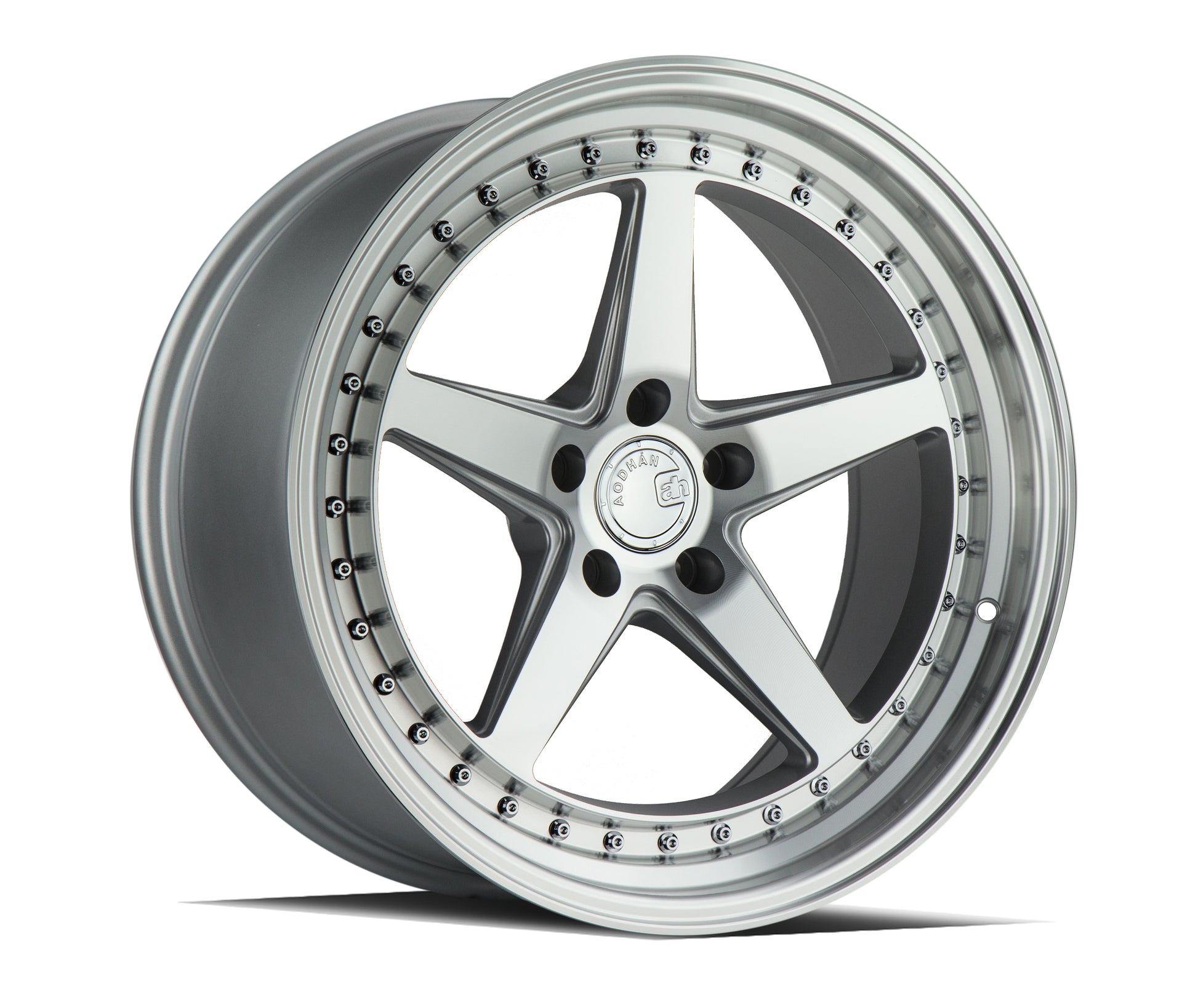 Aodhan DS05 18x9.5 wheel 5x114.3 Silver /Machined Face Deep Dish Rim