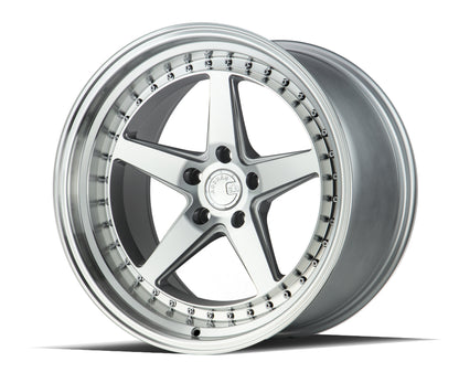 Aodhan DS05 19x11 rim deep dish silver 5X4.5 wheel ET22 Hellaflushed
