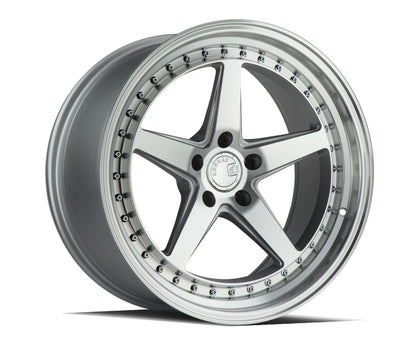 Aodhan DS05 19x9.5 wheel 5x114.3 Silver /Machined Face Deep Dish Rim