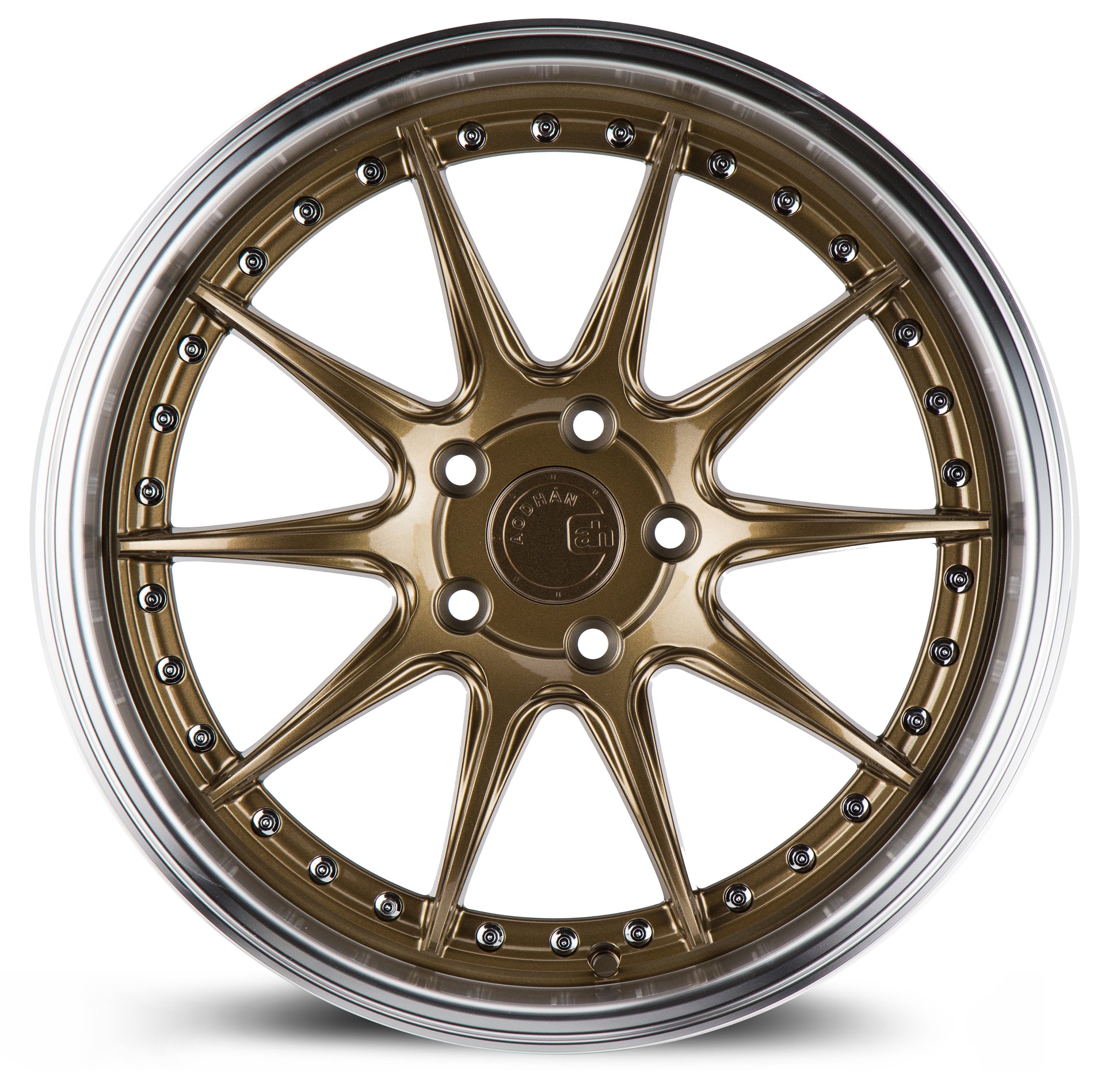 Aodhan DS07 18x8.5 big fat lip bronze 5x100 wheel ET35 stance