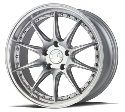 Aodhan DS07 18x9.5 rim deep dish silver 5X4.5 wheel ET22 Hellaflushed
