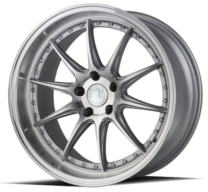 Aodhan DS07 19x9.5 rim deep dish silver 5X4.5 wheel ET22 Hellaflushed