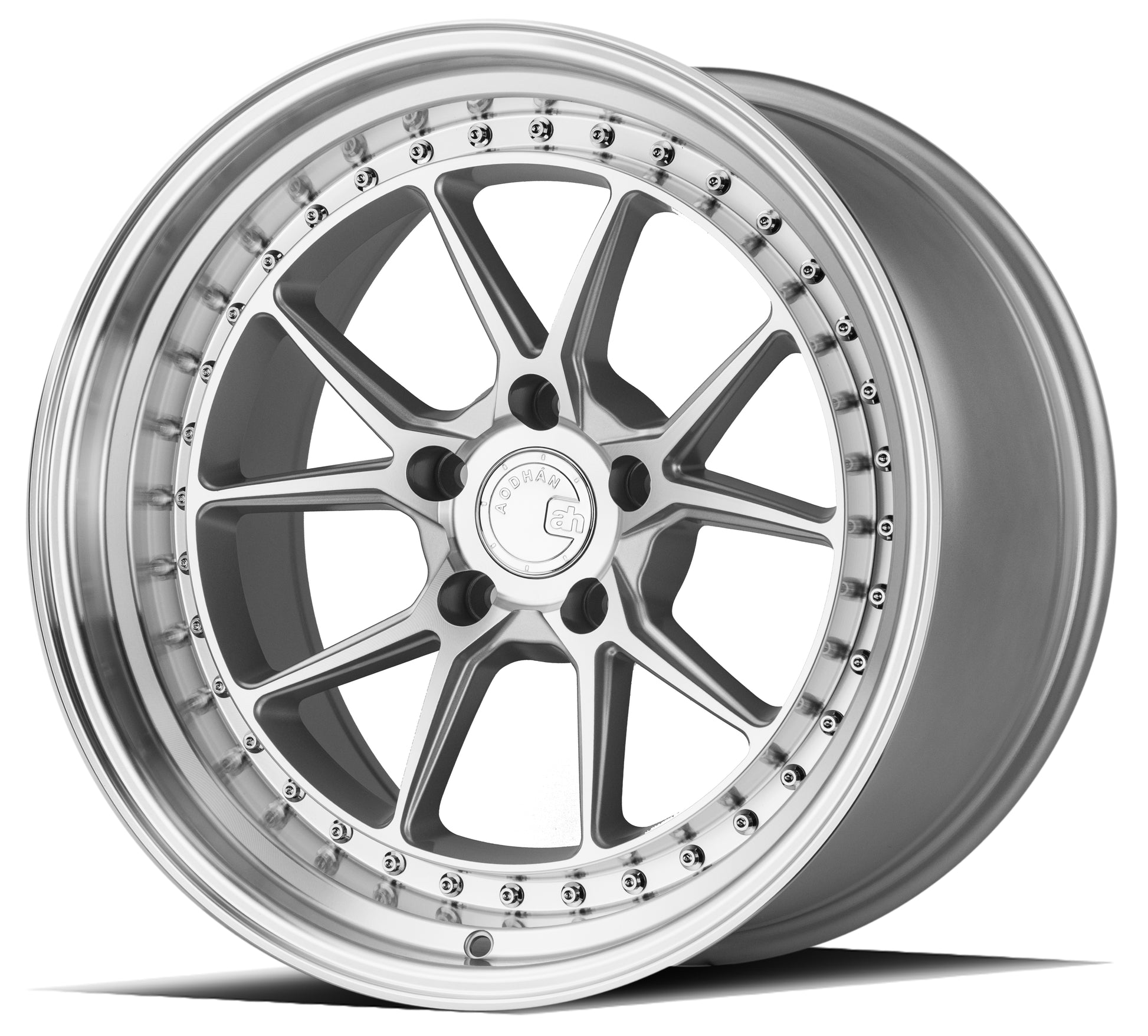 Aodhan DS08 18x10.5 rim light-weight silver 5X4.5 wheel ET15 Hellaflushed