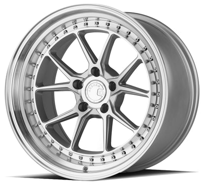 Aodhan DS08 18x10.5 rim light-weight silver 5X4.5 wheel ET15 Hellaflushed