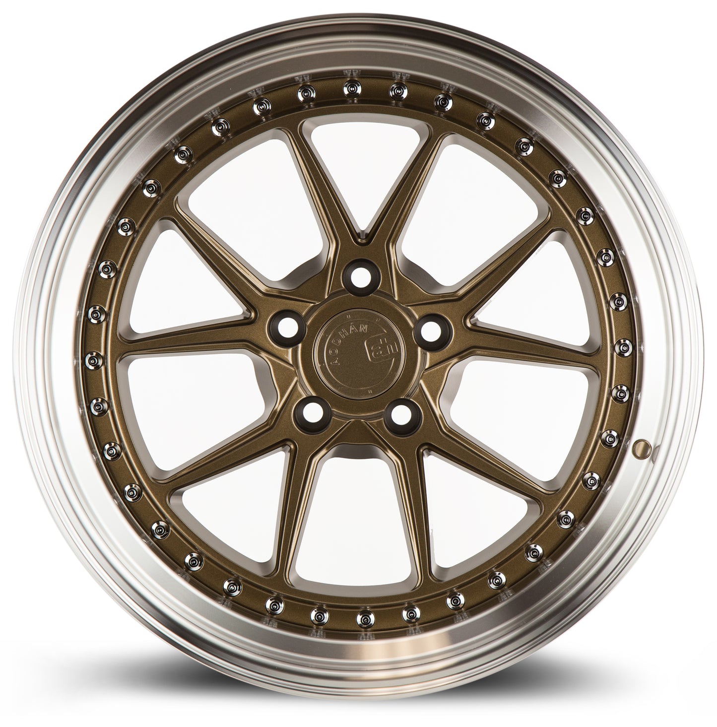 Aodhan DS08 18x8.5 semi forged bronze 5x100 wheel ET35 stance