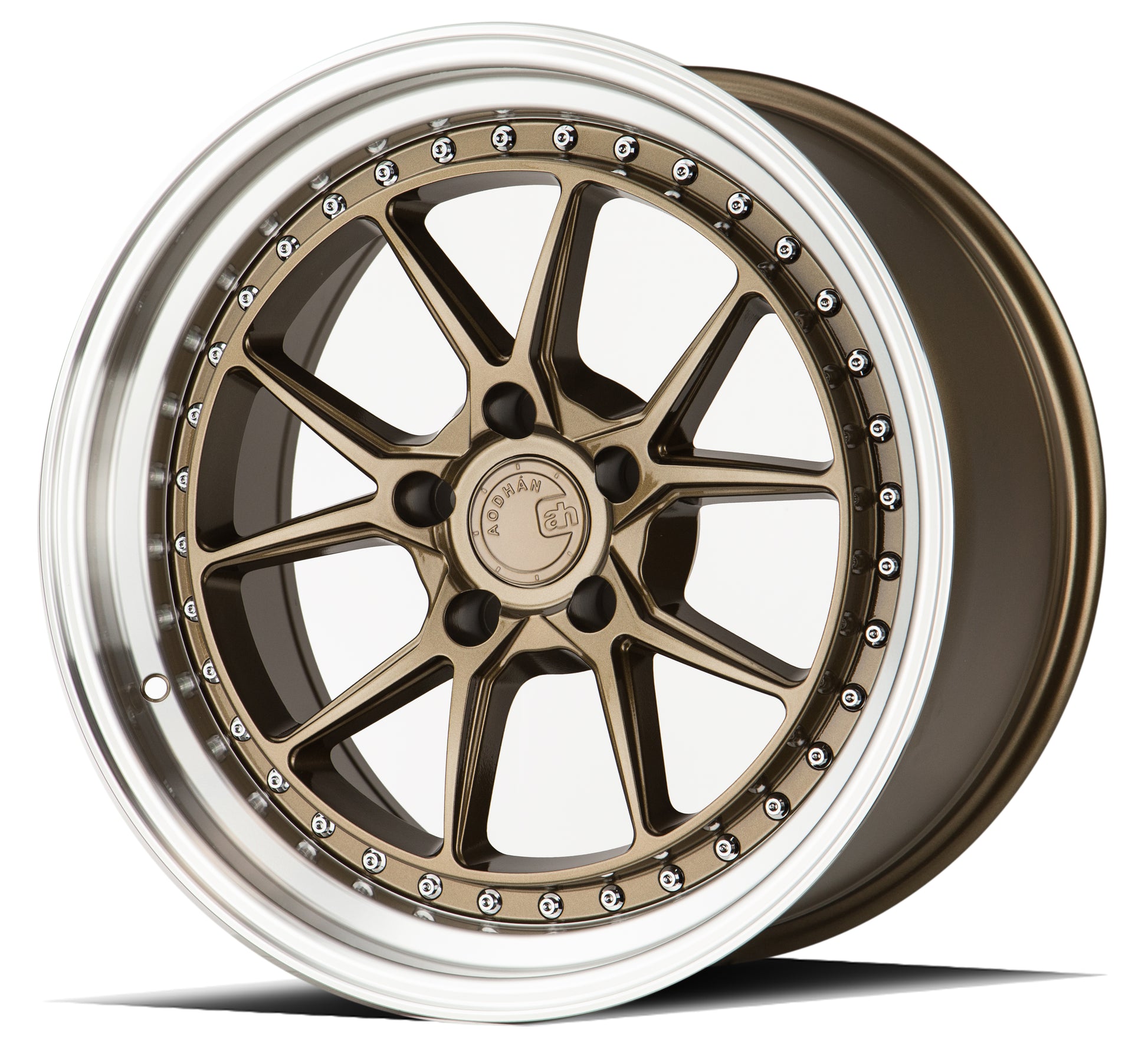 Aodhan DS08 18x8.5 rim light-weight bronze 5X4.5 wheel ET35 Hellaflushed