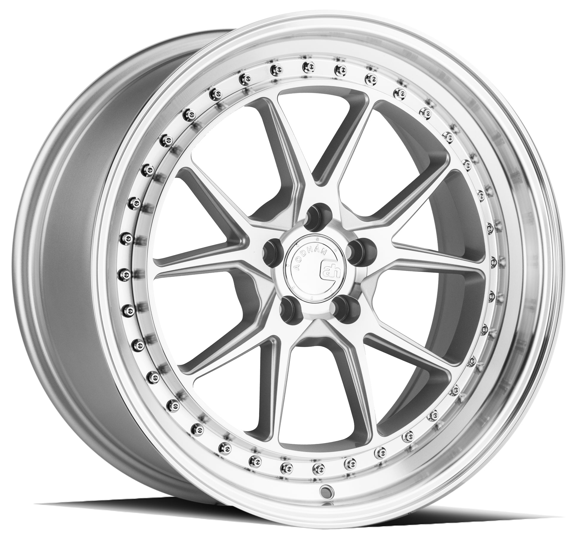 Aodhan DS08 18x8.5 wheel 5x100 Silver Semi Forged Deep Dish Rim
