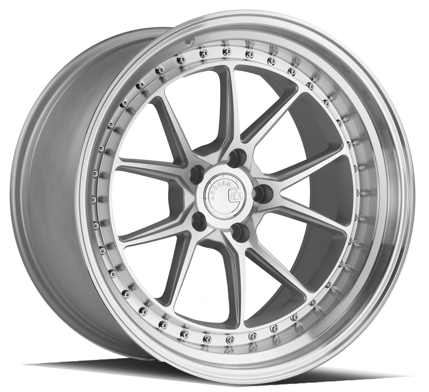 Aodhan DS08 19x11 wheel 5x114.3 Silver Semi Forged Deep Dish Rim